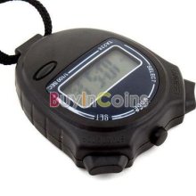 Handheld Sport Digital Stopwatch Stop Watch Alarm Clock
