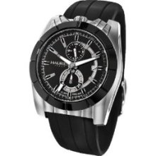 Haurex Italy Chronograph Black Dial Mens Watch 3D358UNN