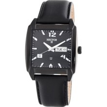 Hector H France Men's 'Fashion' Square Date Watch 665131 ...