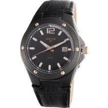Hector H France Men's 'Fashion' Black Stainless Steel Watch 66512 ...
