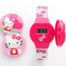 Hello Kitty Interchangeable Face Cover Digital Watch Set - Kids