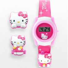 Hello Kitty Pink Digital Watch Set - Kids