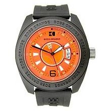 Hugo Boss Boss Orange Black Rubber Mens Watch 1512543