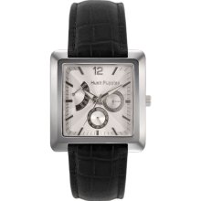 Hush Puppies Silver Dial Retrograde Date Mens Watch 7036M2522