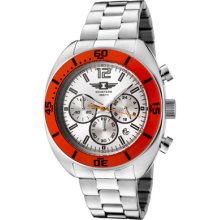 I by Invicta Watches Men's Chronograph Silver Dial Stainless Steel Sta