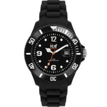 Ice-watch Unisex Sili Plastic Watch Black Sibkbbs11