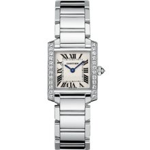 In Box Cartier Tank Francaise Diamond Ladies Watch We1002s3