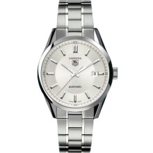 In Box Tag Heuer Carrera Automatic Silver Dial Mens Watch Wv211a.ba0787