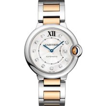 Inbox Cartier Ballon Bleu Rose Gold Diamond Automatic Unisex Watch We902031