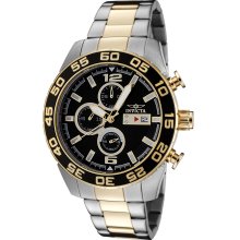 Invicta 1015 II Chronograph Silver-Tone Stainless Steel Men's Watch