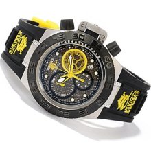 Invicta 10156 Men's Subaqua Noma IV Yellow Accents Black Carbon Fiber