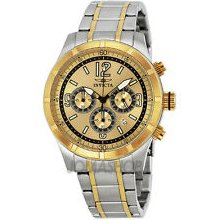 Invicta 11374 Specialty Gold Dial Chronograph Watch