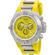 Invicta 1385 Stainless Steel Subaqua Noma IV Diver Yellow Dial Ch ...