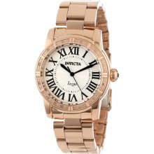 Invicta 14375 Angel Rose Gold Tone Stainless Steel Case and Bracelet