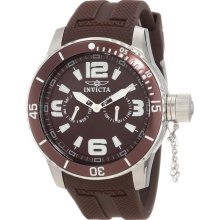 Invicta 1797 Specialty Brown Dial Polyurethane Band Men's Watch