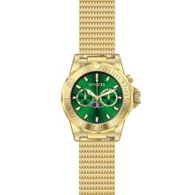 Invicta 80324 Men's Pro Diver Stainless Steel Band Green Dial Watch