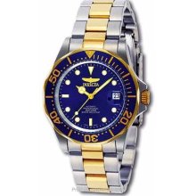 Invicta 8928 Mens Blue Dial Two Tone Automatic Watch