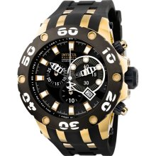 Invicta Black & Gold Men's Watch
