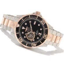 Invicta Grand Diver Automatic Open Heart Stainless Steel Bracelet Watch