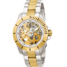 Invicta Mechanical Skeleton Sport Gold Tone Inv5225