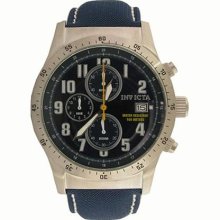 Invicta Men's 1317 Specialty Chronograph Navy Dial Blue Techno Watch