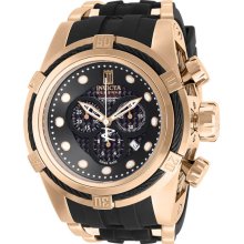 Invicta Men's Jason Taylor Reserve Bolt Chronograph Stainless Steel Case Rubber Strap Date Display 12956