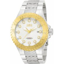 Invicta Men's Pro Diver Razor Automatic Stainless Steel Case and Bracelet Silver Tone Dial 12926