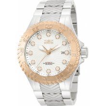 Invicta Men's Pro Diver Razor Automatic Stainless Steel Case and Bracelet Silver Tone Dial 12930