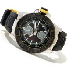 Invicta Men's Pro Diver Ocean Baron Quartz Polyurethane Strap Watch w/ 3-Slot Dive Case