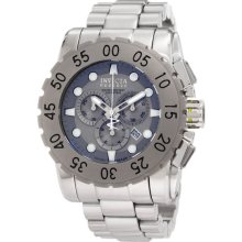 Invicta Men's Reserve Chronograph Stainless Steel Case and Bracelet Gray Dial Date Display 1959