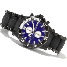 Invicta Men's Sea Spider Quartz Chronograph Stainless Steel & Polyurethane Bracelet Watch ORANGE