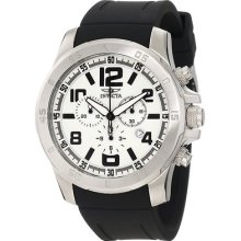 Invicta Men's Specialty Chronograph White Dial Polyurethane Watch 1912