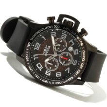 Invicta Men's Specialty Quartz Chronograph Stainless Steel Polyurethane Strap Watch