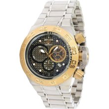 Invicta Men's Subaqua Noma IV Black Dial Quartz Date Display Stainless Steel Case and Bracelet 10144