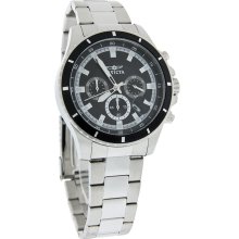 Invicta Pro Diver Mens Black Chronograph Quartz Dress Watch 12454