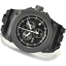 Invicta Reserve Men's Akula Swiss Made Quartz Chronograph Stainless Steel Silicone Strap Watch