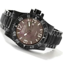 Invicta Reserve Men's Excursion Swiss Made Quartz Mother-of-Pearl Dial Bracelet Watch w/ Dive Case
