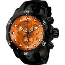 Invicta Reserve Men's Subaqua Venom Swiss Chronograph Strap Watch ORANGE / BLACK