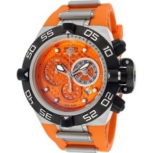 Invicta Watches Men's Subaqua/Noma IV Chronograph Orange Dial Orange P