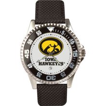 Iowa Hawkeyes NCAA Mens Leather Wrist Watch ...