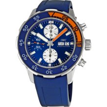 IWC Aquatimer Automatic Chronograph Blue Rubber Mens Watch IWC3767-03
