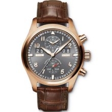 IWC Pilot's Spitfire Perpetual Calendar Digital Date-Month Watch 3791-03