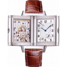Jaeger Lecoultre Men's Reverso Grande Silver Dial Watch 3008420