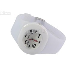 Jelly Watches Lovely Round Watches Digital Watches 50pcs/lot