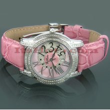 Joe Rodeo Diamond Womens Watch 1.35ct Pink Beverly