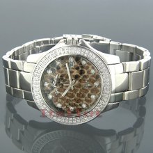 Joe Rodeo Jojo Zibra Ladies Diamond Watch 1.25ct Brown