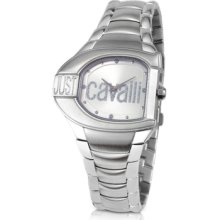 Just Cavalli Designer Women's Watches, Jc Logo - Silver Dial Bracelet Watch
