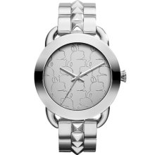 KARL LAGERFELD 'Pop' Bracelet Watch, 40mm Silver