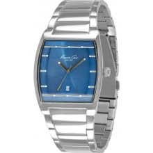 KC3895 Kenneth Cole Mens Stainless Steel Bracelet Blue Dial Watch