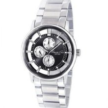 KC9115 Kenneth Cole Transparent Dial Stainless Steel Watch